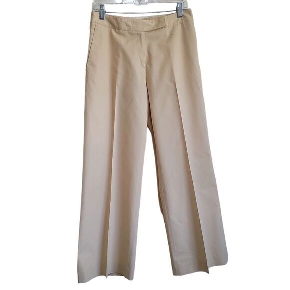 Ronit Zilkha Yellow Wideleg Dress Pants Sz 12 - Picture 1 of 10